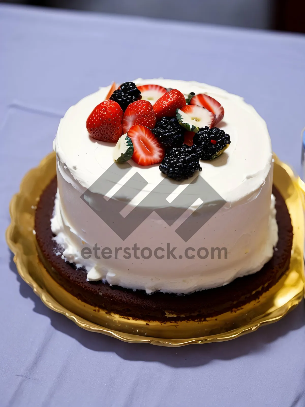 Picture of Delicious Berry Trifle with Fresh Cream