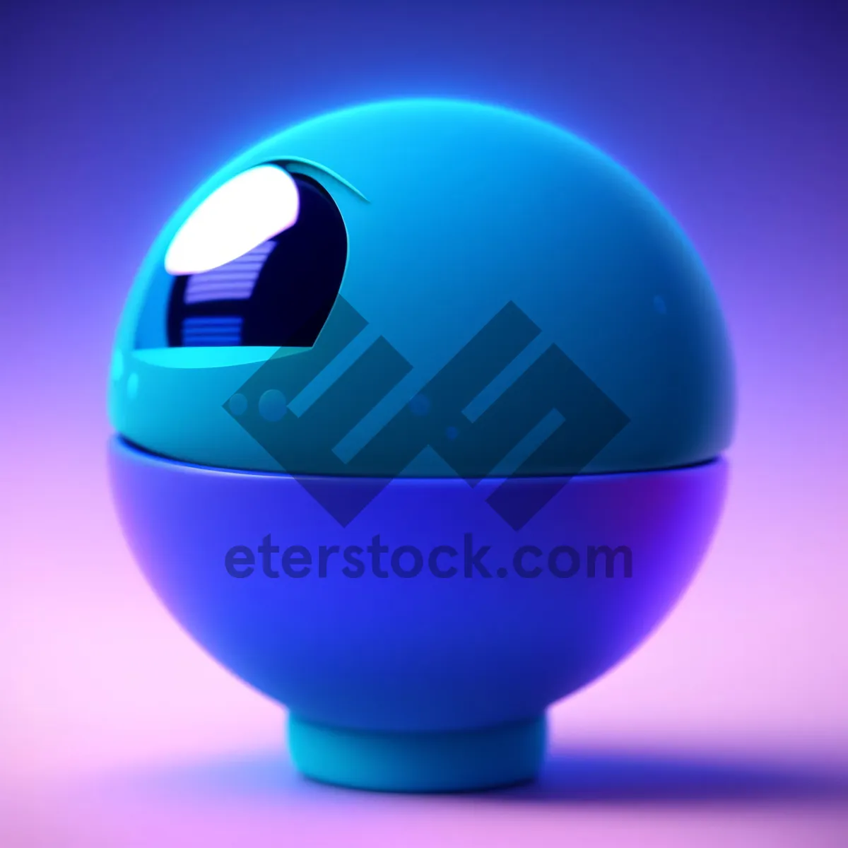 Picture of Glossy Glass Sphere Icon Design