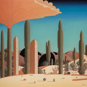 Colorful Pencil Drawing on Wooden School Fence