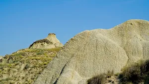 Scenic Mountain Landscape in Desert Park