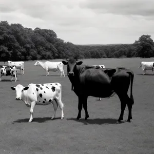 Idyllic Countryside Ranch with Grazing Livestock