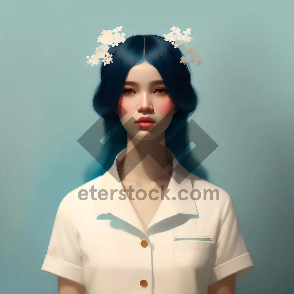 Picture of Smiling, Professional Doctor in Medical Uniform