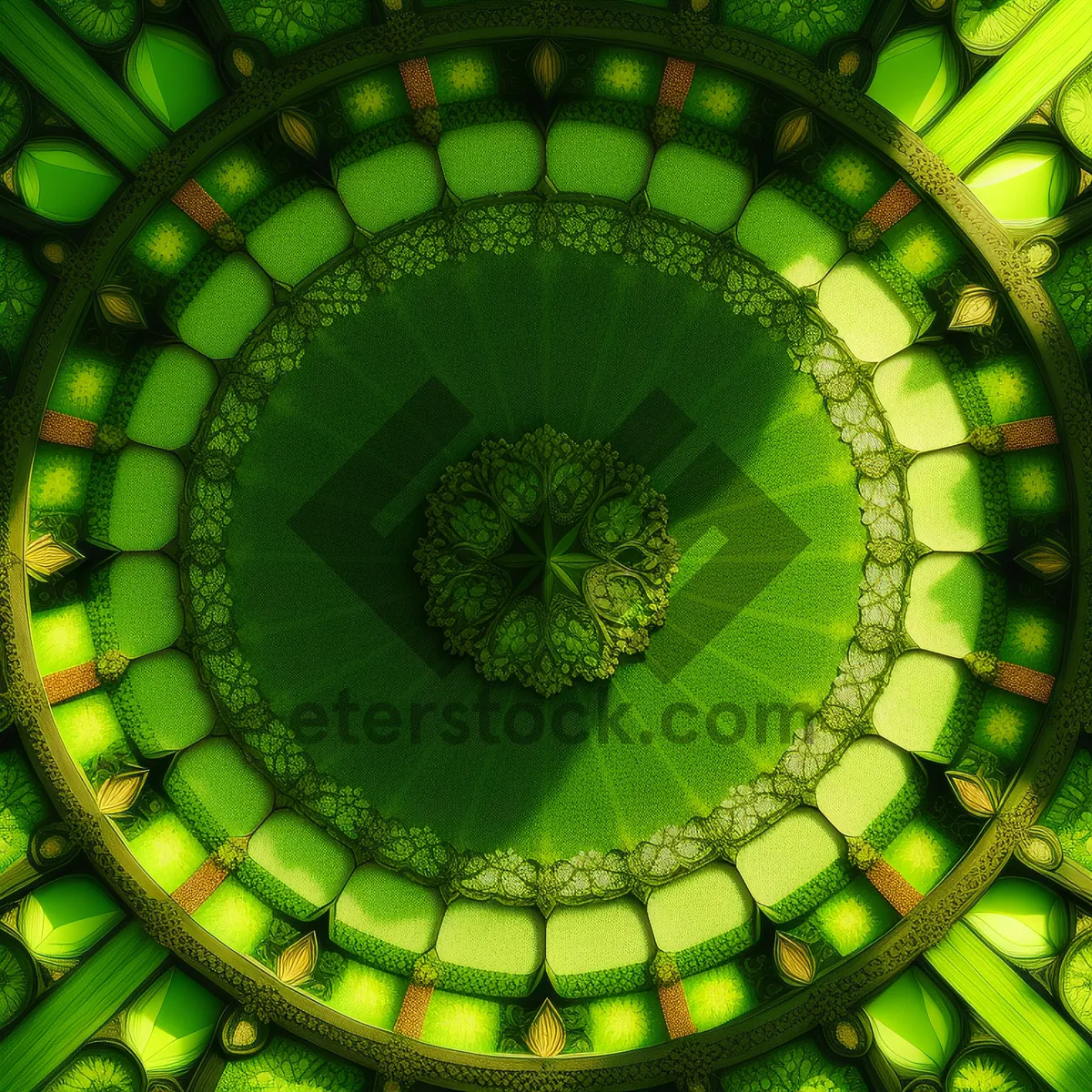 Picture of Coiled Pattern: Digital Art with Fractal Texture