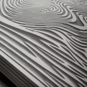 Abstract Flowing Lines in Muted Tones