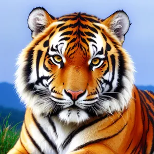 Tiger Stripes: A Fierce Predator in the Jungle