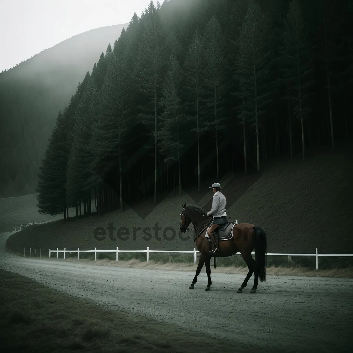 Picture of Sunset Polo: Harnessing Athletic Support on Vaulting Horse