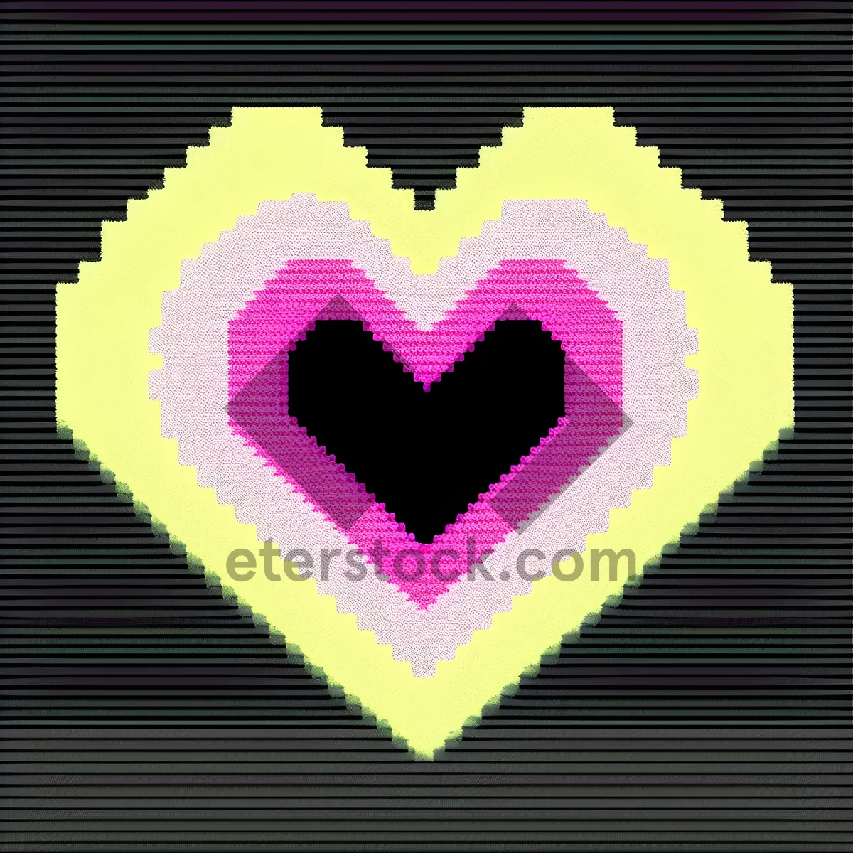 Picture of Symbolic Heart Art - Elegant Graphic Design Icon