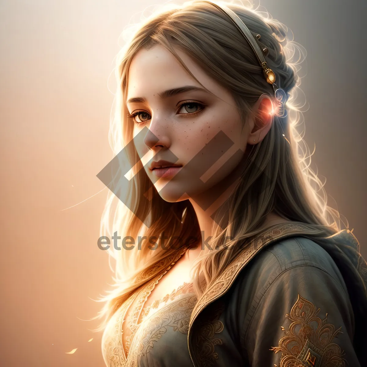 Picture of Beautiful Princess with Elegance and Style