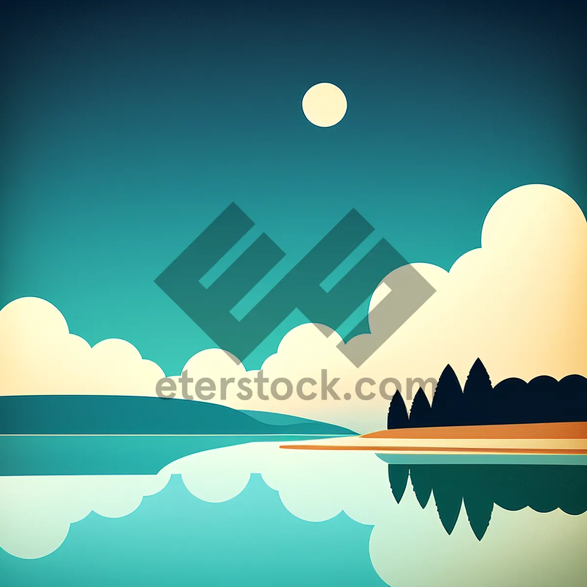 Picture of Enchanting Lunar Sky Art Design