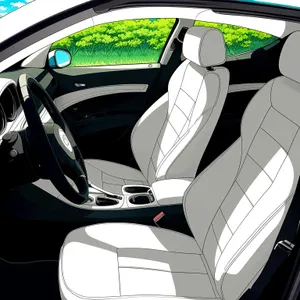 Modern Sports Car Seat Support Device