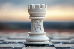 Chess game strategy with pawn and king