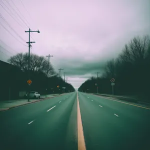 Speeding along the Open Highway