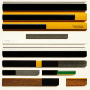 Modern Black Graphic Design Icon with Orange Shiny Buttons