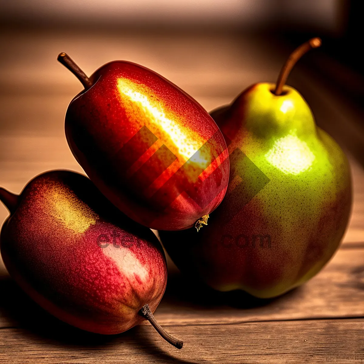 Picture of Delicious and Nutritious Fruit Medley: Apple, Pear, Cherry, Passion Fruit