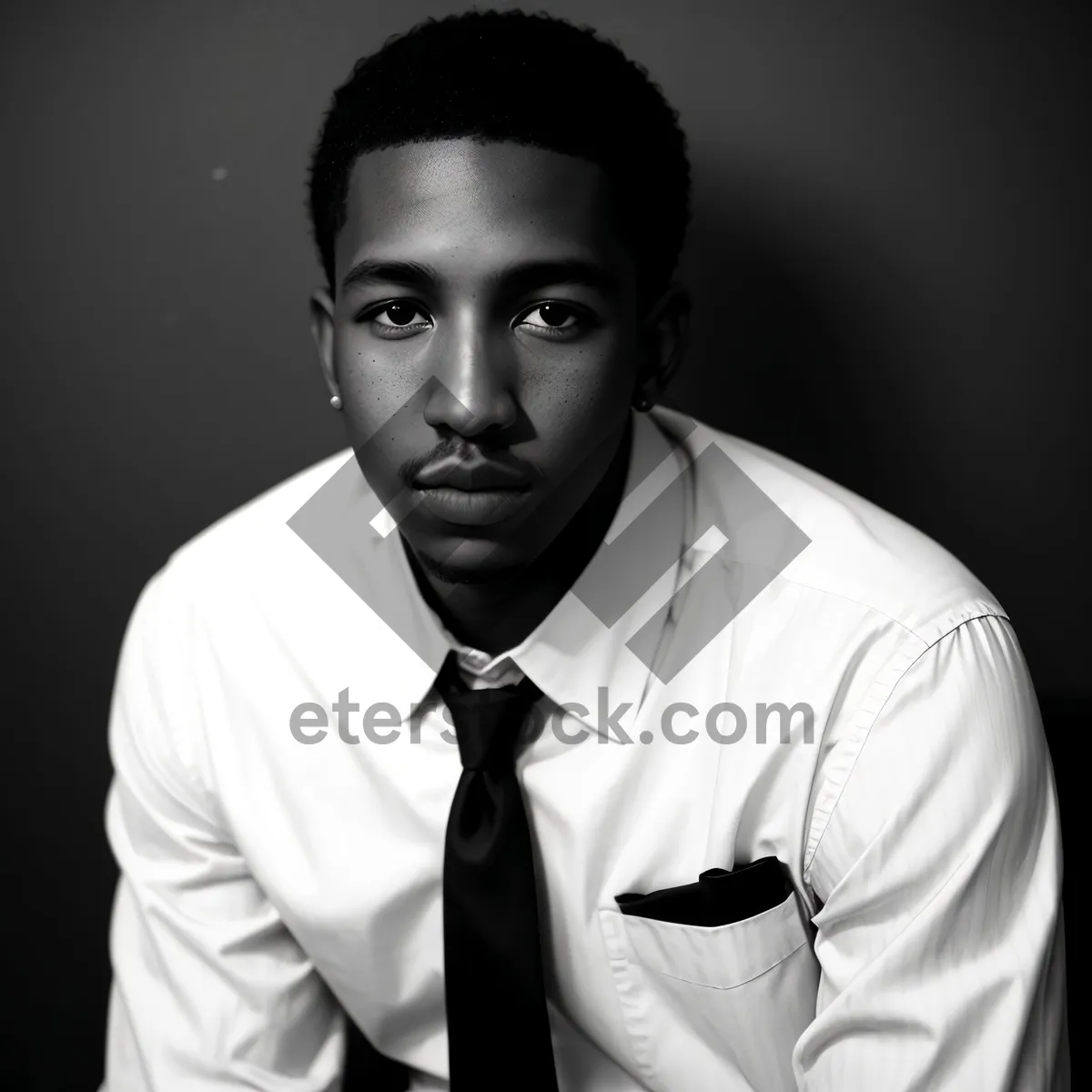 Picture of Confident businessman in professional suit and tie portrait.