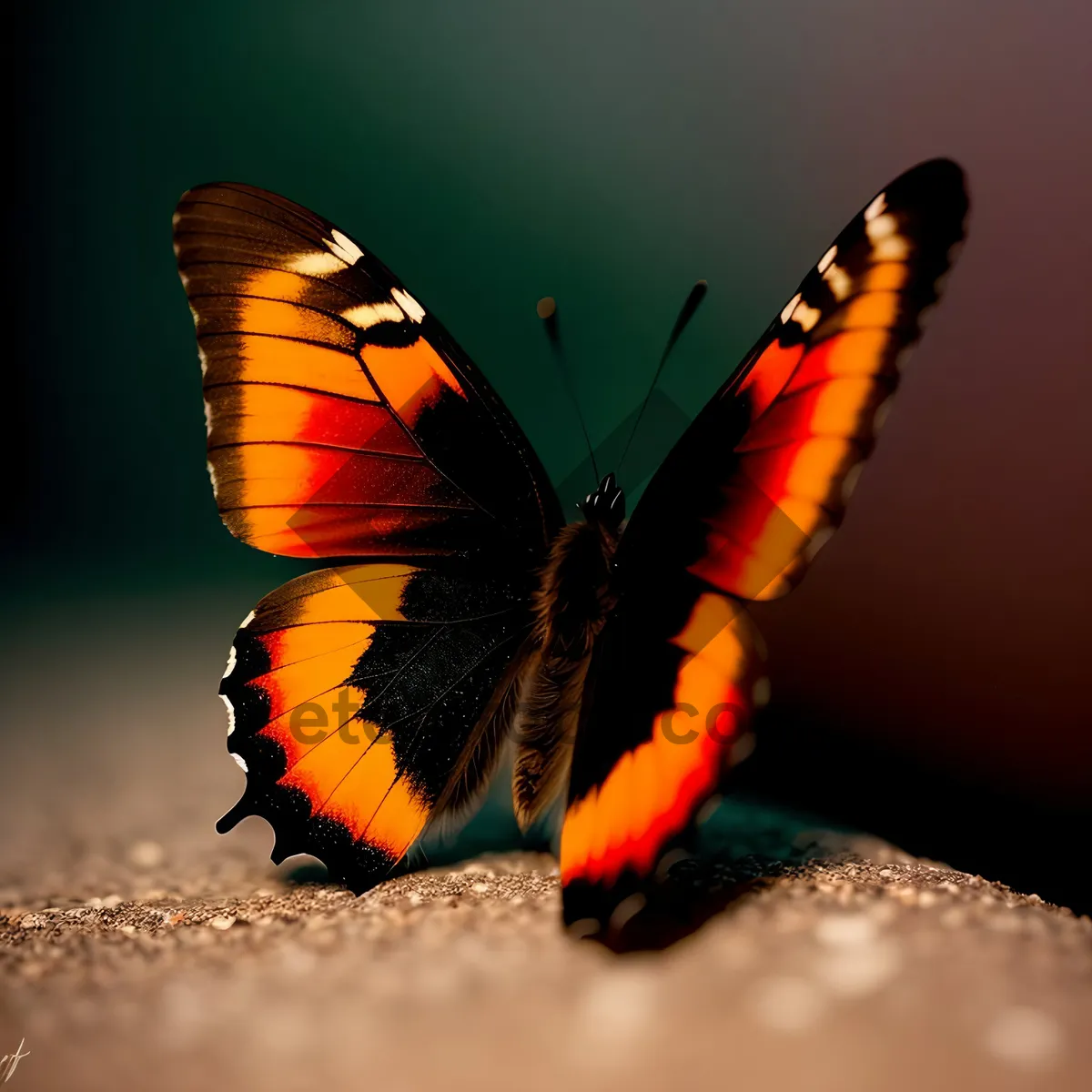 Picture of Vibrant Butterfly Wings in a Summer Garden