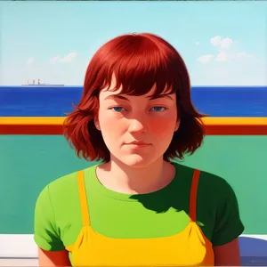 Joyful Little Child with Beautiful Smile