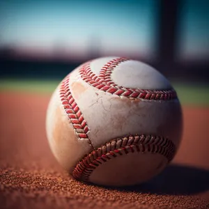 Baseball Glove on Green Grass