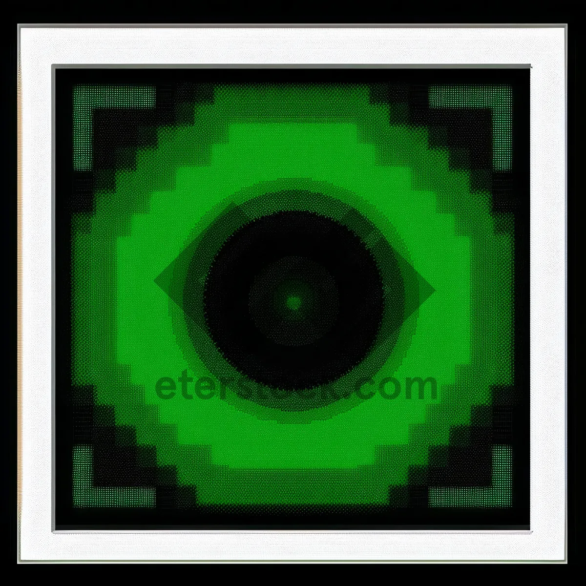 Picture of Modern Digital Art Frame with Shiny Black Design