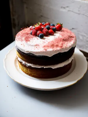 Delicious Berry Raspberry Trifle with Sweet Cream Syrup