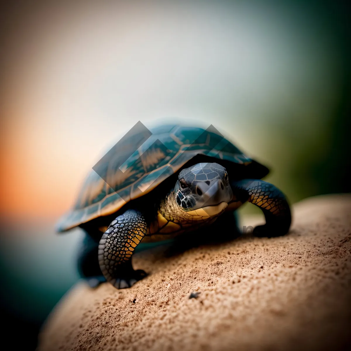 Picture of Slow and Steady Turtle Shell in Wildlife