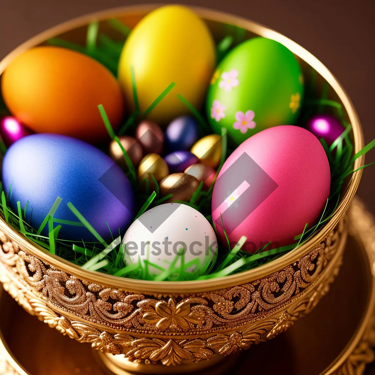 Picture of Vibrant Easter Egg Balloon Celebration