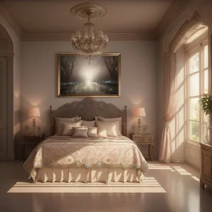 Modern Luxury Bedroom with Comfortable Furniture and Elegant Decor