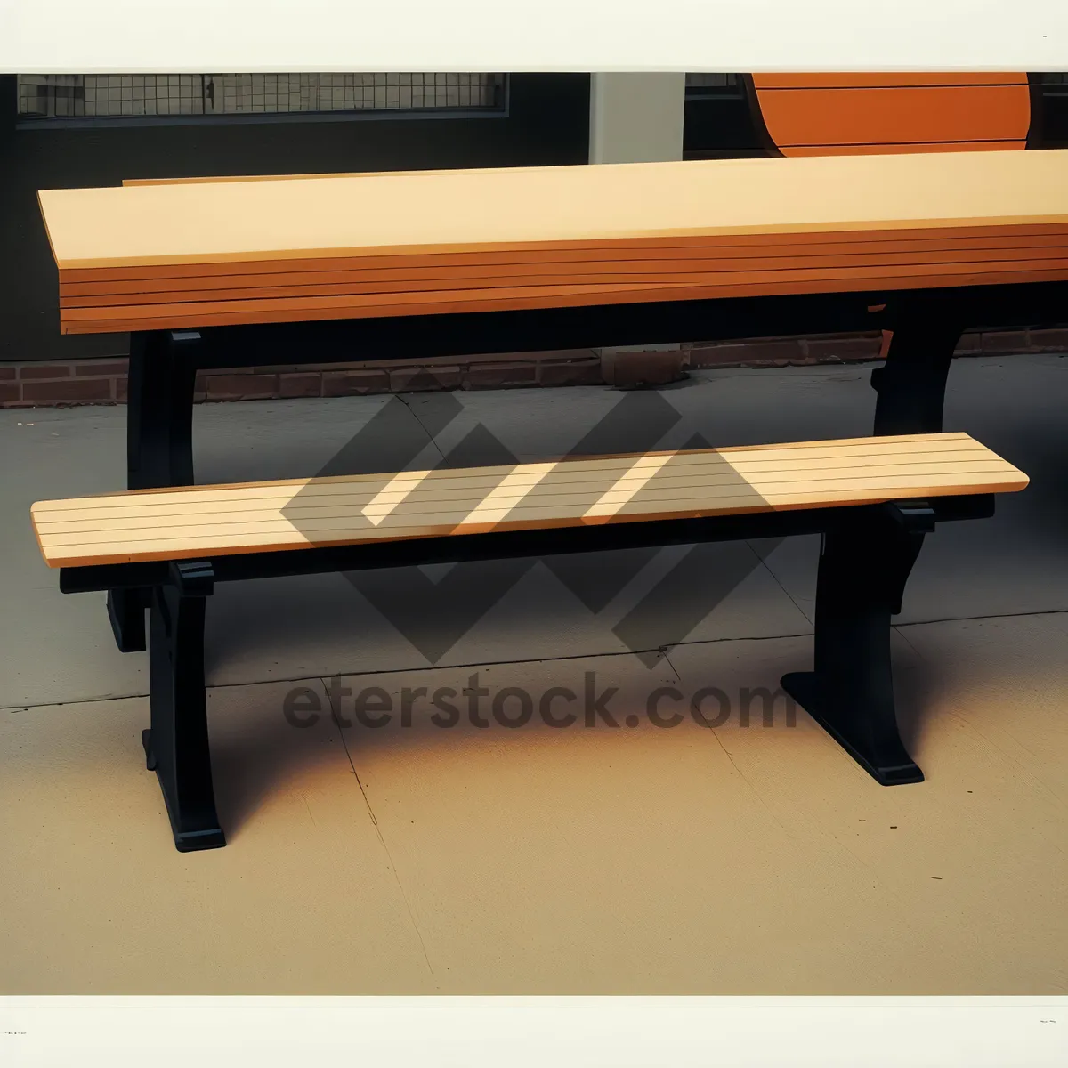 Picture of Wooden Piano Bench - Elegant Keyboard Instrument Seat