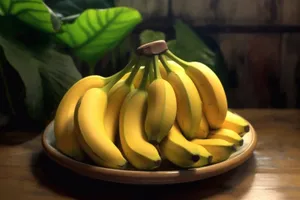 Fresh and Delicious Yellow Banana