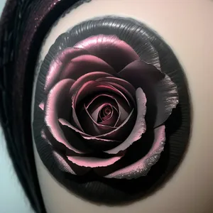 Dynamic Rose: Vibrant Purple Onion with Soft Motion