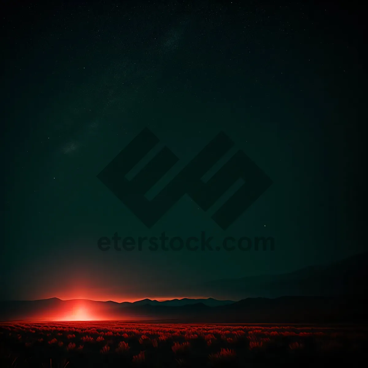 Picture of 'Stunning Celestial Landscape at Dusk'