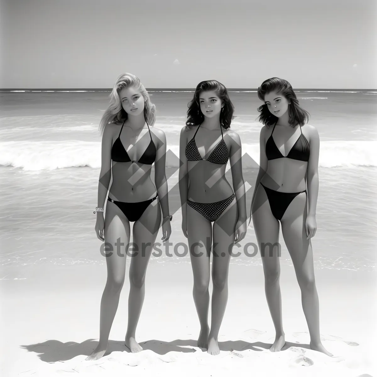 Picture of Stunning Beach Bikini Fashion Model: Sensual Swimsuit