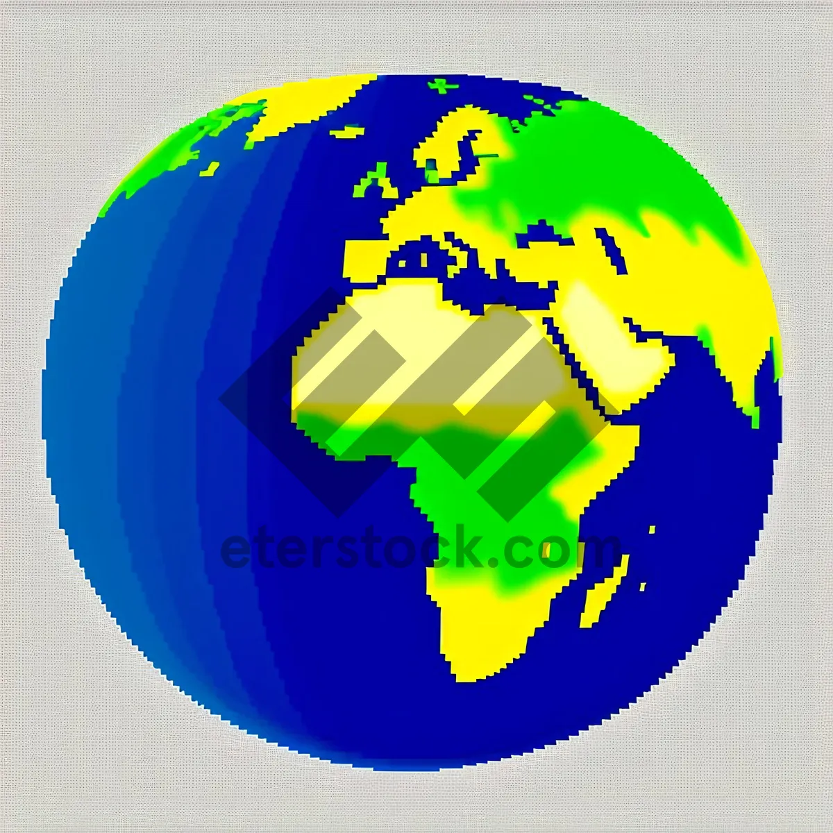 Picture of World Atlas: Global Representation of Earth's Continents