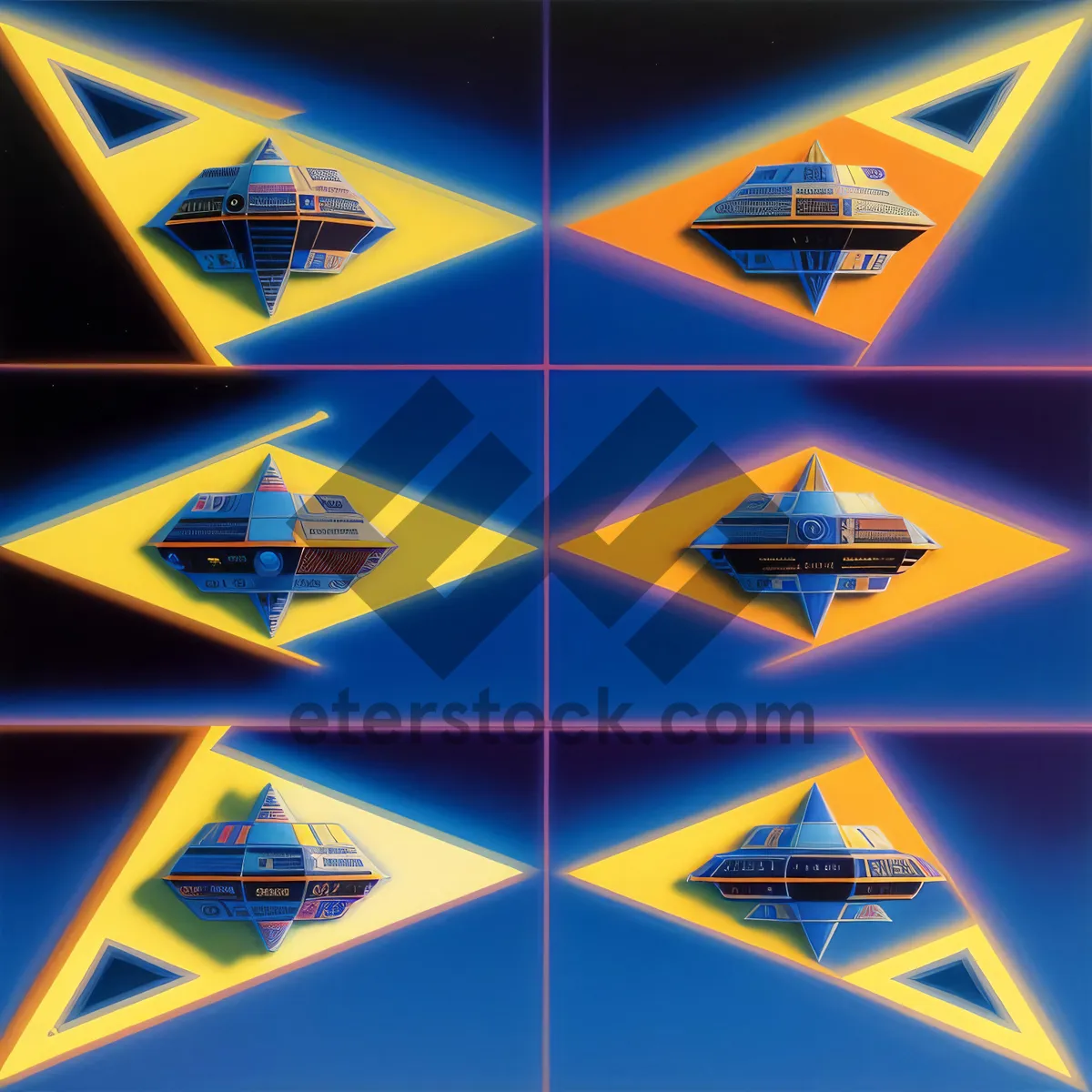 Picture of Mosaic Flag Art: Symbolic Country Design