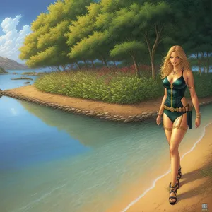 Stylish beachwear for a summer getaway
