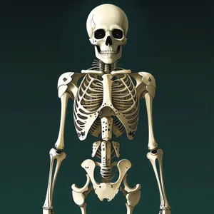 Horror Pirate Skeleton X-Ray - Anatomy of Death