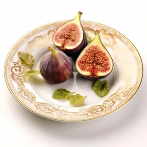 Delicious Fig and Fruit Plate Slices