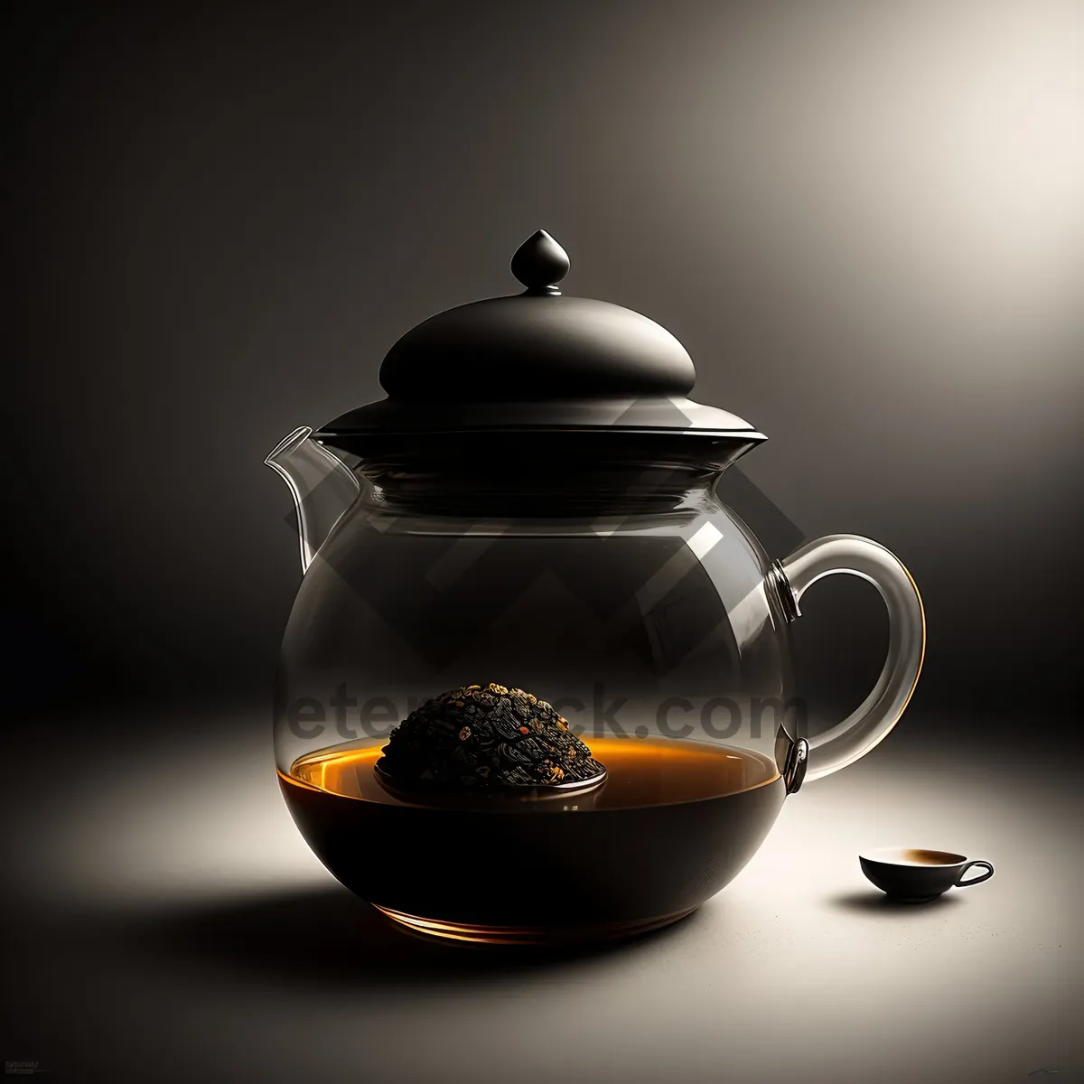 Picture of Coffee Morning in Traditional China: Hot Breakfast with Teapot