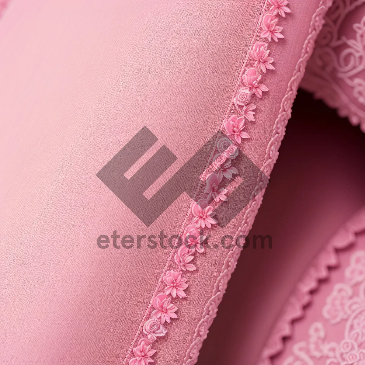 Picture of Pretty in Pink: Satin Arabesque Fabric Fashion Decoration