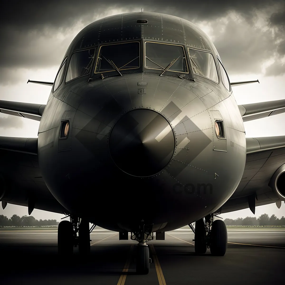 Picture of High-Flying Aviation Adventure: Jet Airplane in Flight