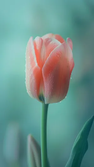 Vibrant yellow tulips in full bloom