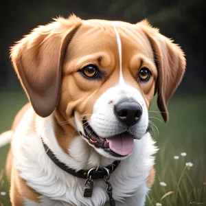 Adorable Golden Retriever Puppy in Studio Portrait