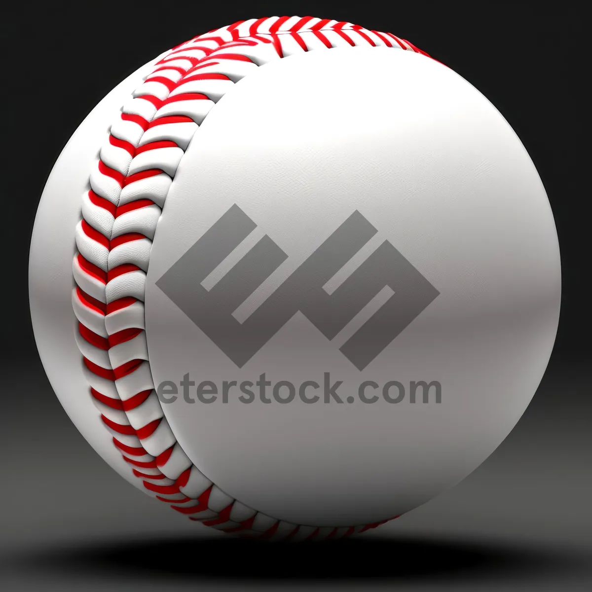 Picture of Baseball Game Equipment: Leather Ball for Sport