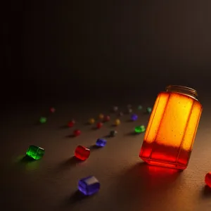 Colorful LED Pill Bottle