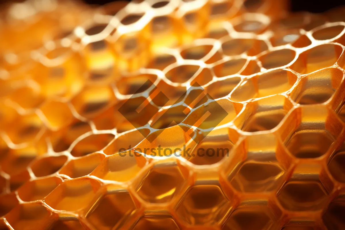 Picture of Textured honeycomb pattern design wallpaper