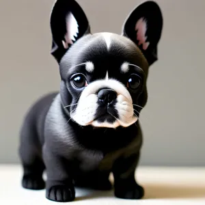 Cute Purebred Terrier Puppy - Adorable Studio Portrait