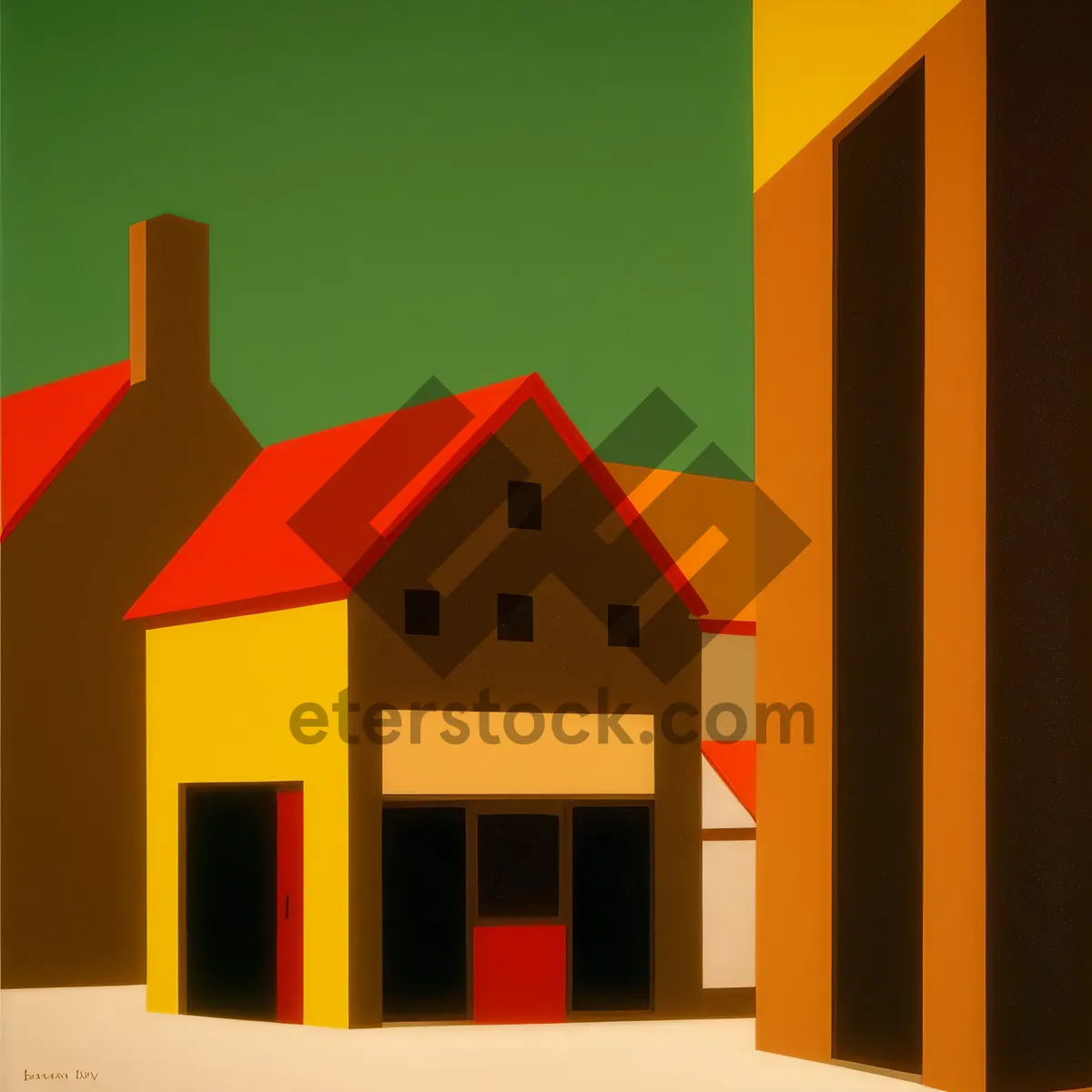 Picture of Modern Residential Home Icon