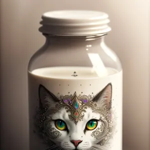 Healthy Glass Jar for Liquid Medicine