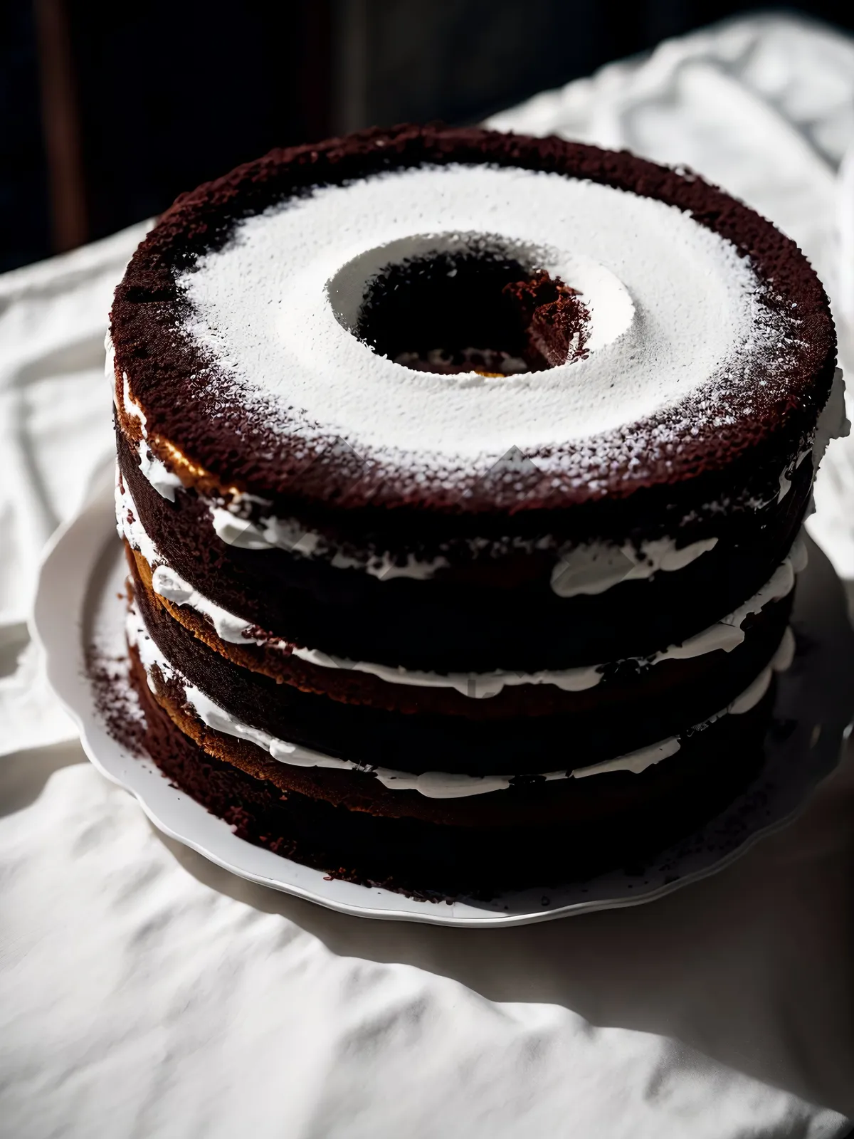 Picture of Delicious Chocolate Cake with Decadent Sauce