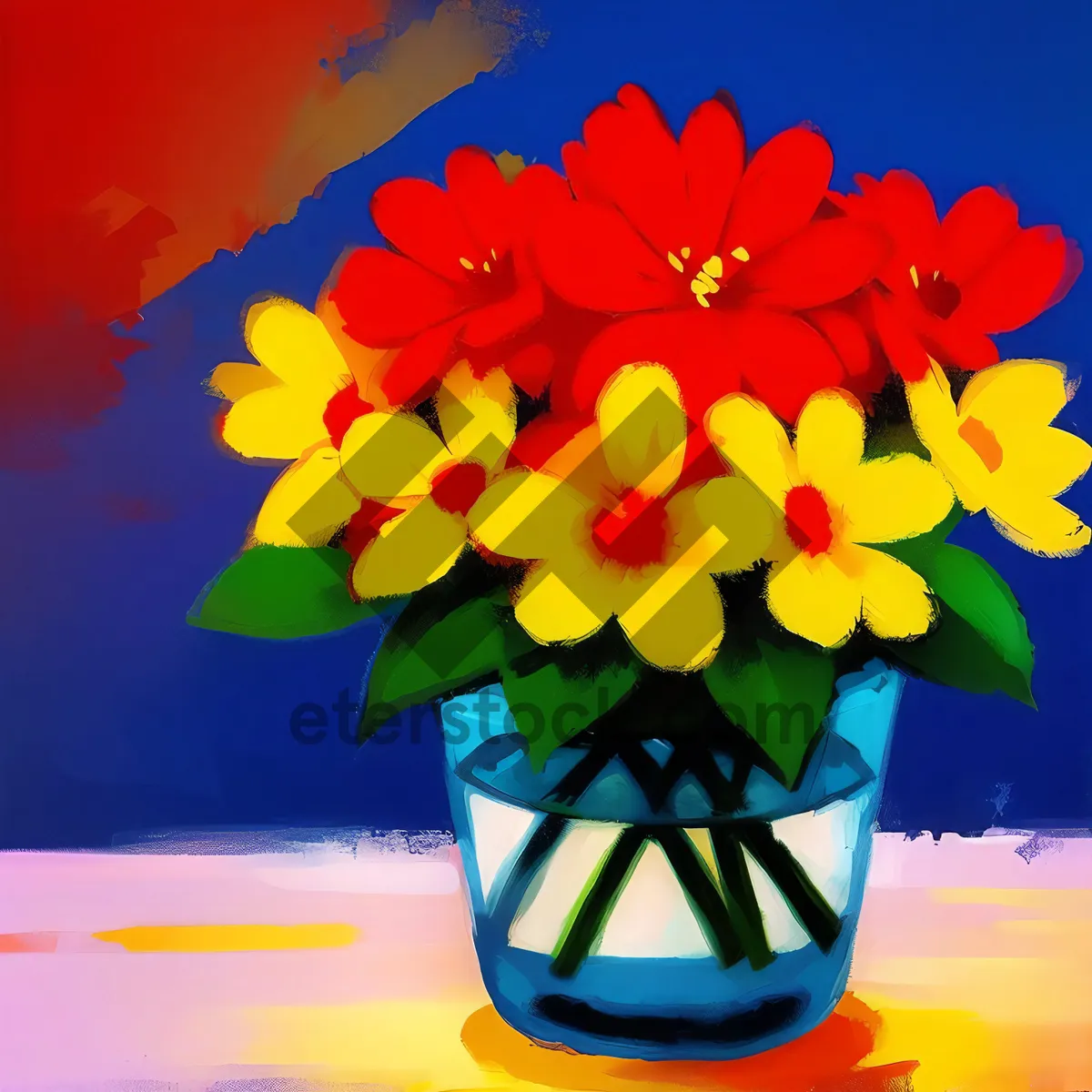 Picture of Vibrant Summer Floral Bouquet